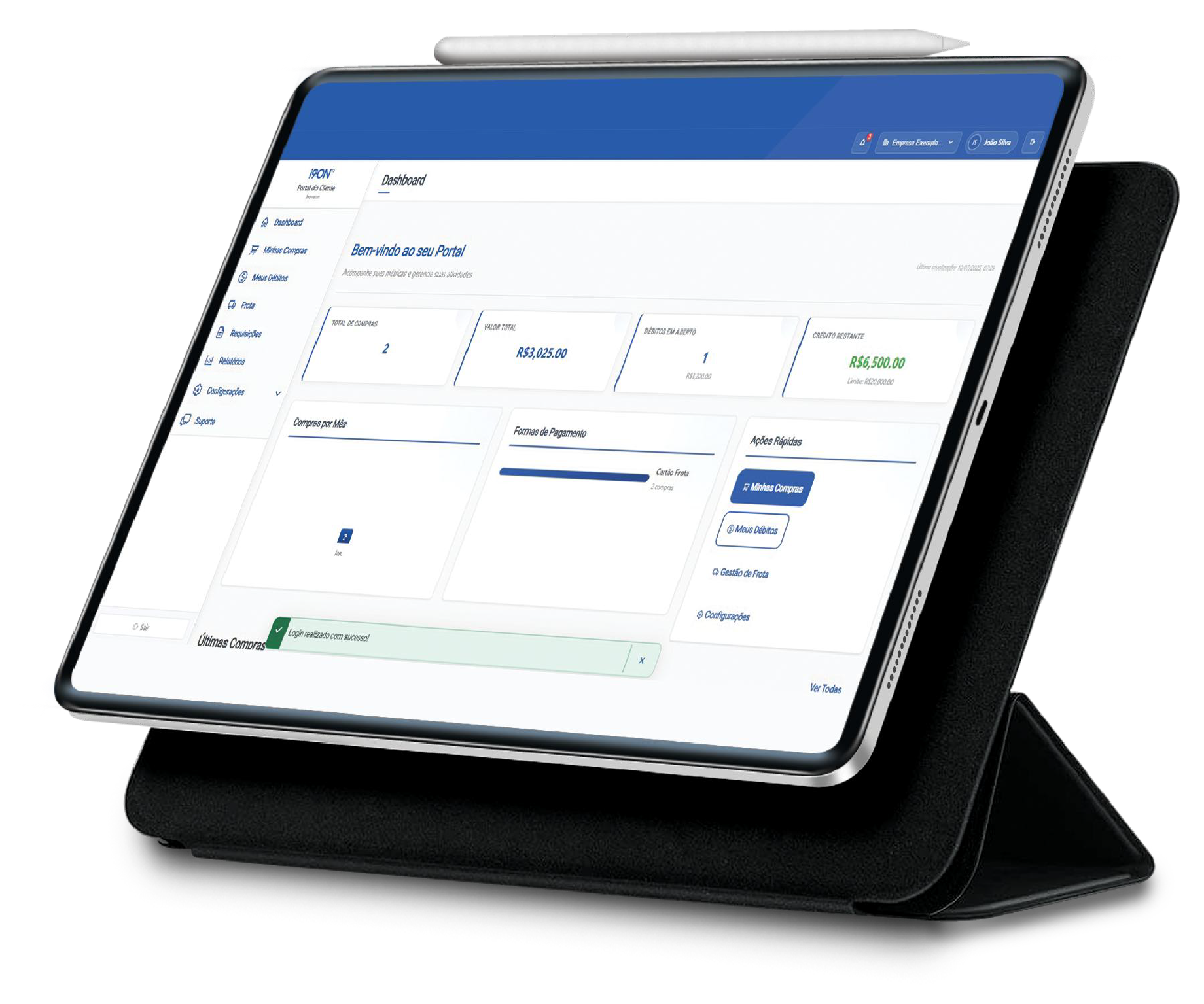 Portal do Cliente - Dashboard